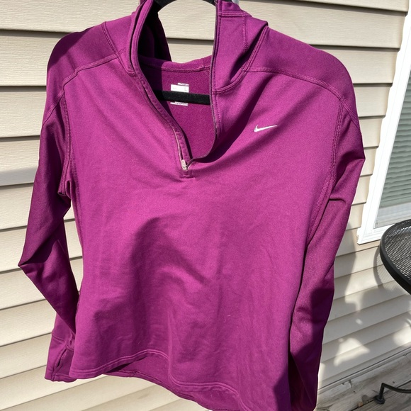 Nike purple athletic hoodie sweatshirt - Picture 1 of 3